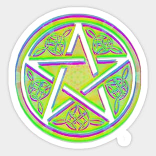 Magic star knot Sticker